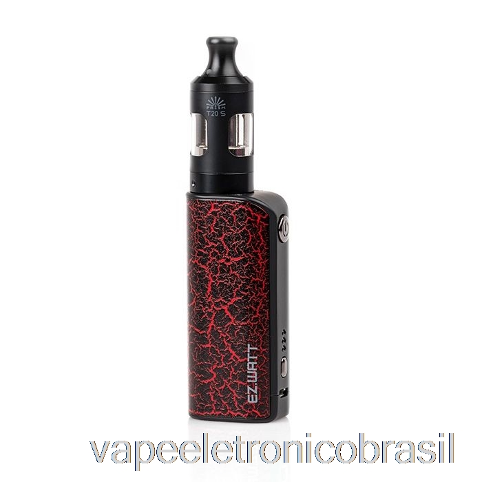 Vape Eletrônico Innokin Ez.watt 35w Starter Kit Vermelho E Preto Crackle